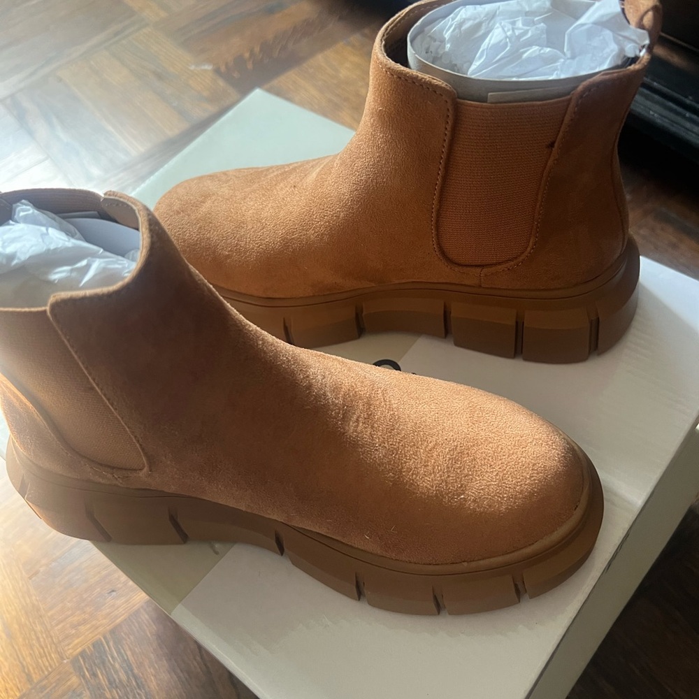 BP Tan Ankle Booties